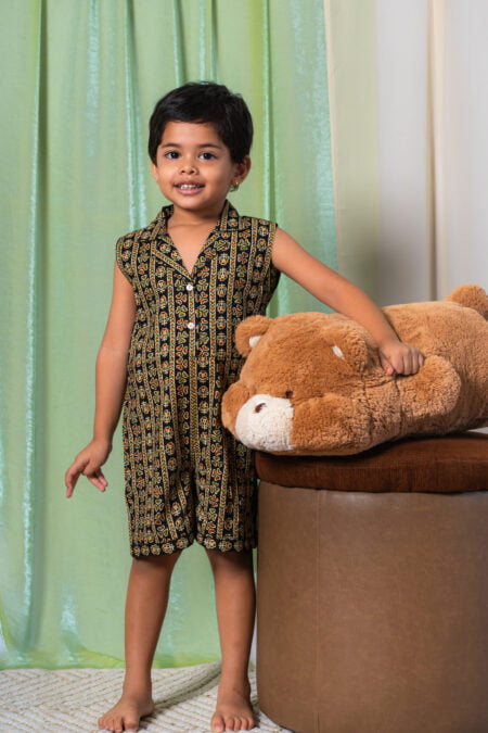 Girls black Playsuit