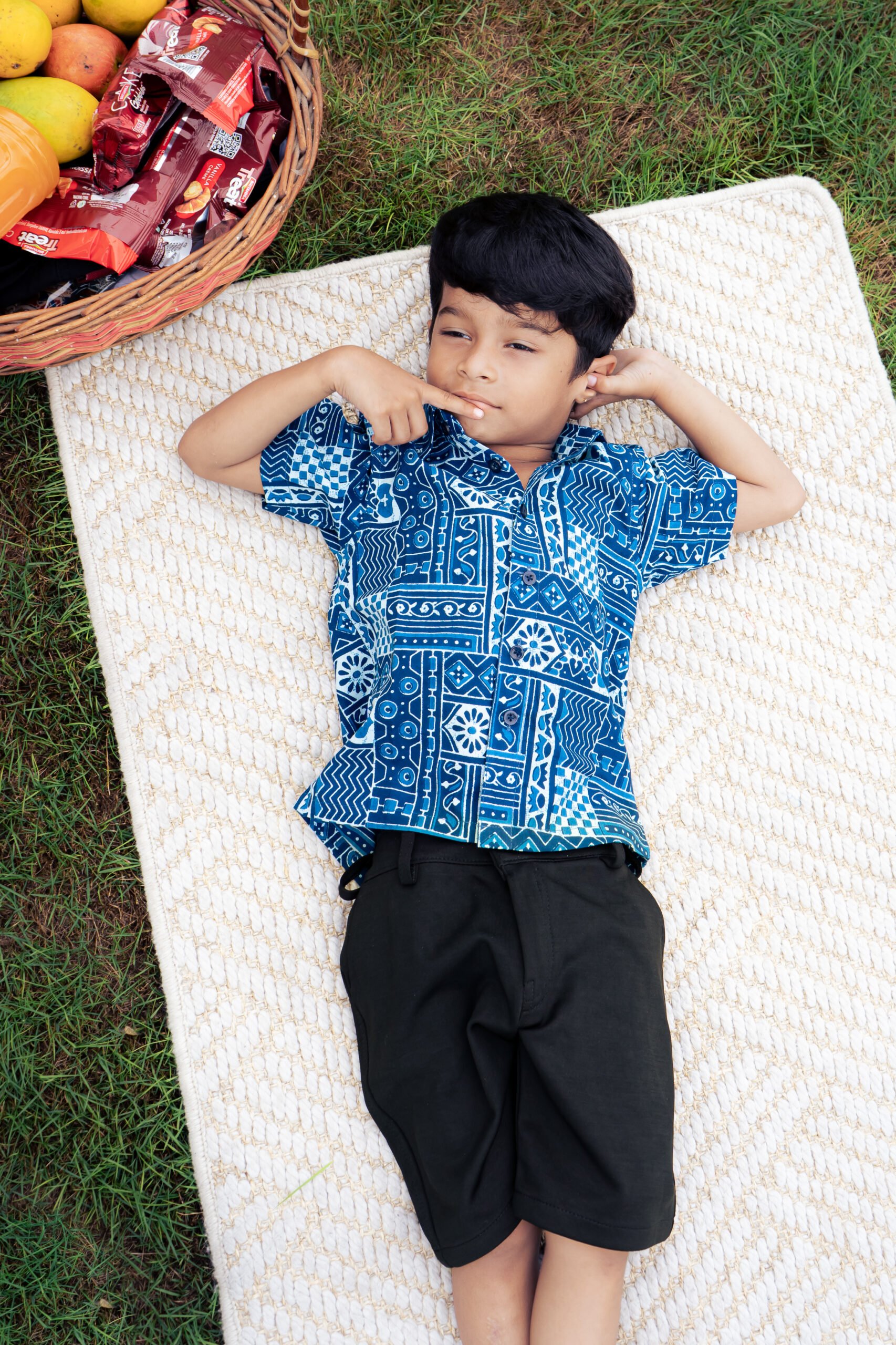 Boys Indigo Shirt - Image 3