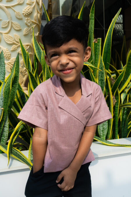 Linen cotton shirt for boys